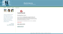 Desktop Screenshot of gatewayprinting.net