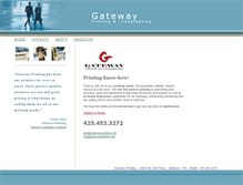 Tablet Screenshot of gatewayprinting.net